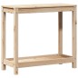 vidaXL Tavolo Invaso con Ripiano 82,5x35x75 cm Legno Massello di Pino vidaXL Tavolo Invaso con Ripiano 82,5x35x75 cm Legno Massello di Pino