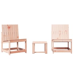 vidaXL Set Salotto da Giardino 3 pz in Legno Massello di Douglas