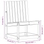 vidaXL Set Salotto da Giardino 3 pz in Legno Massello di Douglas vidaXL Set Salotto da Giardino 3 pz in Legno Massello di Douglas