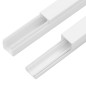 vidaXL Canalina per Cavi 15x10 mm 10 m in PVC
