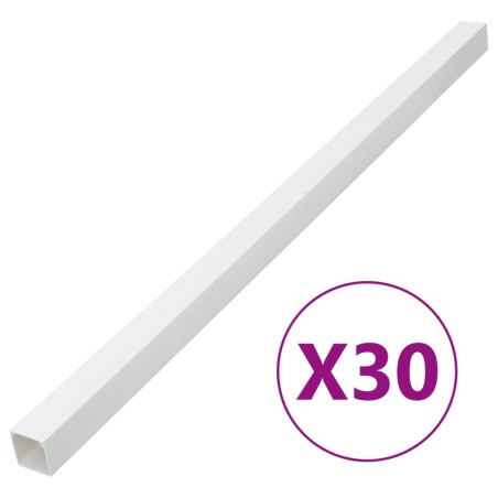 vidaXL Canalina per Cavi 60x60 mm 30 m in PVC