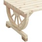 vidaXL Tavolo da Giardino 115x55x65 cm in Legno Massello di Abete