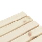 vidaXL Tavolo da Giardino 115x55x65 cm in Legno Massello di Abete