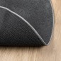 vidaXL Tappeto OVIEDO a Pelo Corto Antracite Ø 240 cm