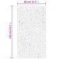 vidaXL Tappeto OVIEDO a Pelo Corto Antracite 80x150 cm