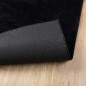 vidaXL Tappeto OVIEDO a Pelo Corto Nero 80x150 cm