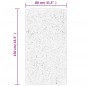 vidaXL Tappeto OVIEDO a Pelo Corto Nero 80x150 cm