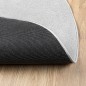 vidaXL Tappeto OVIEDO a Pelo Corto Grigio Ø 200 cm