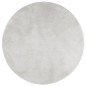 vidaXL Tappeto OVIEDO a Pelo Corto Grigio Ø 120 cm