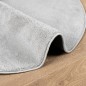 vidaXL Tappeto OVIEDO a Pelo Corto Grigio Ø 120 cm