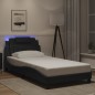 vidaXL Giroletto con Luci LED Nero 100x200 cm in Similpelle vidaXL Giroletto con Luci LED Nero 100x200 cm in Similpelle