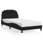 vidaXL Giroletto con Luci LED Nero 100x200 cm in Similpelle vidaXL Giroletto con Luci LED Nero 100x200 cm in Similpelle