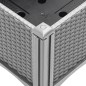 vidaXL Fioriera da Giardino con Gambe Grigio Chiaro 40x40x42 cm in PP
