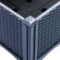 vidaXL Fioriera da Giardino con Gambe Grigio Blu 80x40x42 cm in PP