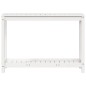 vidaXL Tavolo Invaso con Ripiano Bianco 108x35x75 cm Massello Pino vidaXL Tavolo Invaso con Ripiano Bianco 108x35x75 cm Massello Pino