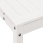 vidaXL Tavolo Invaso con Ripiano Bianco 108x35x75 cm Massello Pino vidaXL Tavolo Invaso con Ripiano Bianco 108x35x75 cm Massello Pino