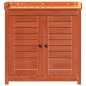 vidaXL Tavolo Invaso con Ripiani Marrone 82,5x50x86,5 cm Massello Pino vidaXL Tavolo Invaso con Ripiani Marrone 82,5x50x86,5 cm Massello Pino
