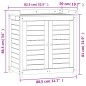 vidaXL Tavolo Invaso con Ripiani Marrone 82,5x50x86,5 cm Massello Pino vidaXL Tavolo Invaso con Ripiani Marrone 82,5x50x86,5 cm Massello Pino