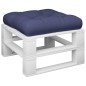 vidaXL Cuscino per Pallet Blu Marino 58x58x10 cm in Tessuto Oxford