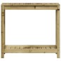 vidaXL Tavolo Invaso con Ripiano 82,5x35x75cm Legno Impregnato di Pino vidaXL Tavolo Invaso con Ripiano 82,5x35x75cm Legno Impregnato di Pino