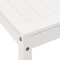 vidaXL Tavolo Invaso con Ripiano Bianco 108x50x75 cm Massello Pino vidaXL Tavolo Invaso con Ripiano Bianco 108x50x75 cm Massello Pino