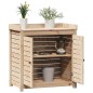 vidaXL Tavolo Invaso con Ripiani 82,5x50x86,5 cm Legno Massello Pino vidaXL Tavolo Invaso con Ripiani 82,5x50x86,5 cm Legno Massello Pino