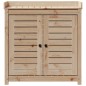 vidaXL Tavolo Invaso con Ripiani 82,5x50x86,5 cm Legno Massello Pino vidaXL Tavolo Invaso con Ripiani 82,5x50x86,5 cm Legno Massello Pino