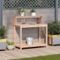 vidaXL Tavolo Invaso con Ripiani 108x50x109,5cm Legno Massello Douglas vidaXL Tavolo Invaso con Ripiani 108x50x109,5cm Legno Massello Douglas