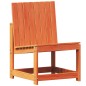 vidaXL Set Salotto da Giardino 3 pz Marrone Cera Legno Massello Pino vidaXL Set Salotto da Giardino 3 pz Marrone Cera Legno Massello Pino