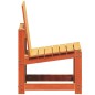 vidaXL Set Salotto da Giardino 3 pz Marrone Cera Legno Massello Pino vidaXL Set Salotto da Giardino 3 pz Marrone Cera Legno Massello Pino