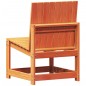 vidaXL Set Salotto da Giardino 3 pz Marrone Cera Legno Massello Pino vidaXL Set Salotto da Giardino 3 pz Marrone Cera Legno Massello Pino