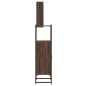 vidaXL Set Mobili da Bagno 3 pz Rovere Marrone in Legno Multistrato
