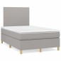 vidaXL Letto a Molle Materasso e LED Grigio Chiaro 120x190 cm Tessuto vidaXL Letto a Molle Materasso e LED Grigio Chiaro 120x190 cm Tessuto
