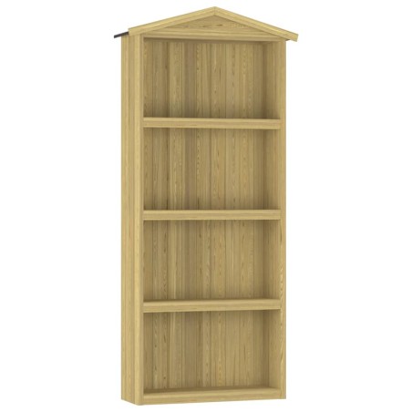 Capanno per Attrezzi da Giardino 89x33x222 cm Pino Impregnato
