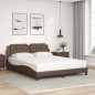 vidaXL Giroletto con Luci LED Marrone 160x200 cm in Similpelle vidaXL Giroletto con Luci LED Marrone 160x200 cm in Similpelle