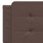 vidaXL Giroletto con Luci LED Marrone 160x200 cm in Similpelle vidaXL Giroletto con Luci LED Marrone 160x200 cm in Similpelle