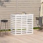 vidaXL Tavolo Bar da Esterno Bianco 113,5x50x103cm Legno Massello Pino vidaXL Tavolo Bar da Esterno Bianco 113,5x50x103cm Legno Massello Pino