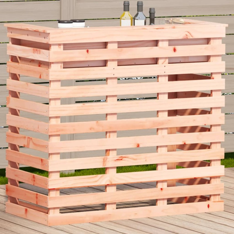 vidaXL Tavolo da Bar da Esterno 113,5x50x103 cm Legno Massello Douglas vidaXL Tavolo da Bar da Esterno 113,5x50x103 cm Legno Massello Douglas