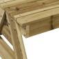 vidaXL Tavolo da Picnic per Bambini 88x97x52 cm Legno Impregnato Pino vidaXL Tavolo da Picnic per Bambini 88x97x52 cm Legno Impregnato Pino
