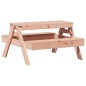 vidaXL Tavolo da Picnic per Bambini 88x97x52 cm Legno Massello Douglas vidaXL Tavolo da Picnic per Bambini 88x97x52 cm Legno Massello Douglas