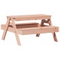 vidaXL Tavolo da Picnic per Bambini 88x97x52 cm Legno Massello Douglas vidaXL Tavolo da Picnic per Bambini 88x97x52 cm Legno Massello Douglas