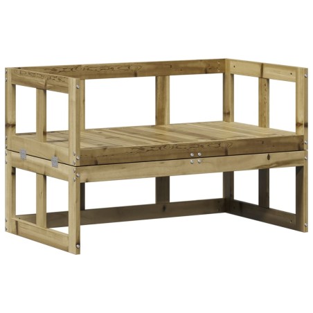vidaXL Panca Divano da Giardino Estensibile Legno Impregnato di Pino