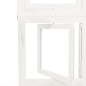 vidaXL Divisorio Ambienti 6Pannelli Bianco Legno Massello di Paulownia