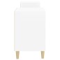 Mobile Porta TV Bianco Lucido 160x35x55 cm in Legno Multistrato Mobile Porta TV Bianco Lucido 160x35x55 cm in Legno Multistrato