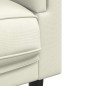 vidaXL Divano a 2 Posti con Cuscini Crema in Velluto vidaXL Divano a 2 Posti con Cuscini Crema in Velluto