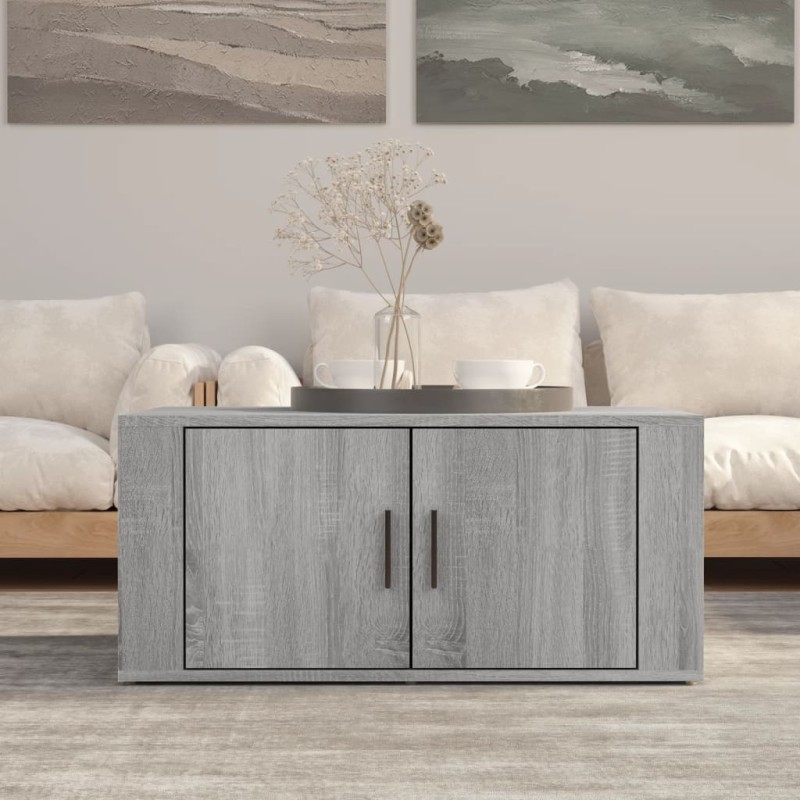 Tavolino da Salotto Grigio Sonoma 80x50x36 cm Legno Multistrato Tavolino da Salotto Grigio Sonoma 80x50x36 cm Legno Multistrato