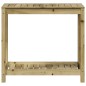 vidaXL Tavolo Invaso con Ripiano 82,5x50x75cm Legno Impregnato di Pino vidaXL Tavolo Invaso con Ripiano 82,5x50x75cm Legno Impregnato di Pino