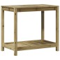 vidaXL Tavolo Invaso con Ripiano 82,5x50x75cm Legno Impregnato di Pino vidaXL Tavolo Invaso con Ripiano 82,5x50x75cm Legno Impregnato di Pino