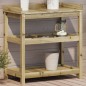 vidaXL Tavolo Invaso con Ripiani 82,5x45x86,5 cm Legno Impregnato Pino vidaXL Tavolo Invaso con Ripiani 82,5x45x86,5 cm Legno Impregnato Pino