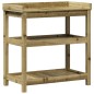 vidaXL Tavolo Invaso con Ripiani 82,5x45x86,5 cm Legno Impregnato Pino vidaXL Tavolo Invaso con Ripiani 82,5x45x86,5 cm Legno Impregnato Pino